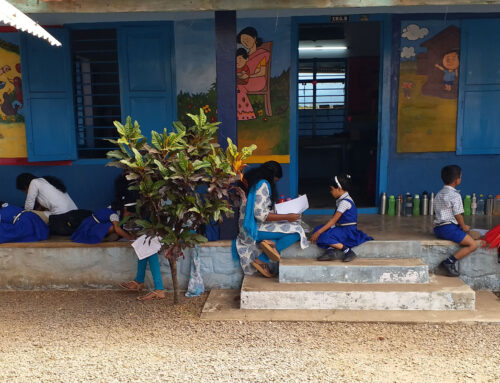 Visit to Preschool by II BSc. Students