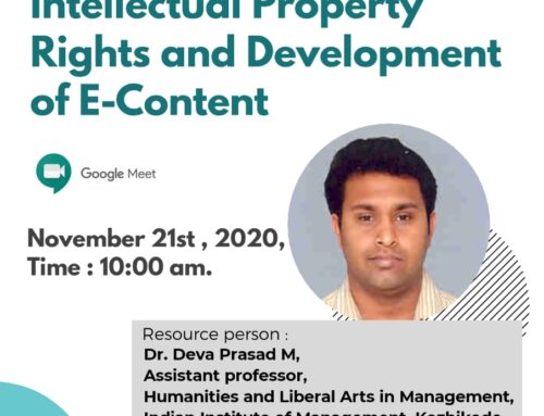 Intellectual Property Rights and Development of E-content