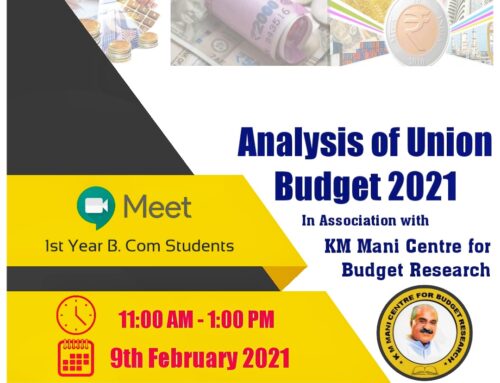 Analysis of Union Budget 2021
