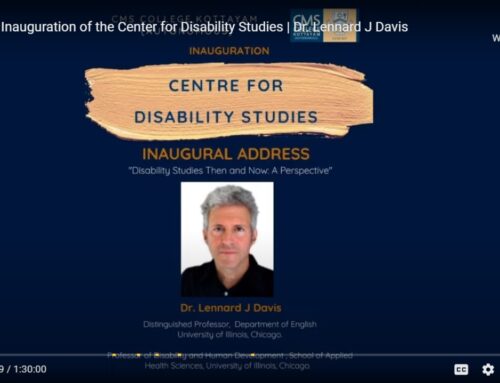 Inauguration of Centre for Disability Studies