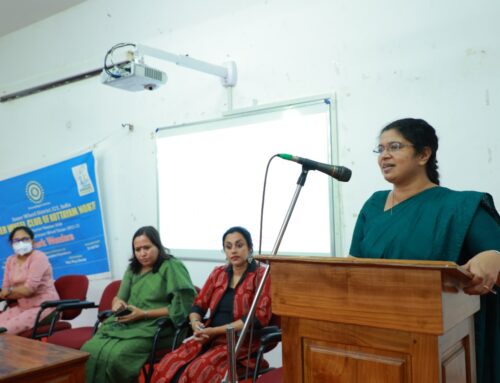 A talk on “Menstrual Hygiene Management” was organized by the Women’s Study Center and the Inner Wheel Club of Kottayam North.