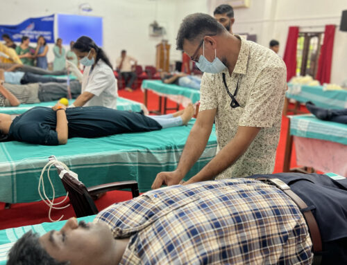 Blood Donation Drive Organized by CMS NSS Unit.