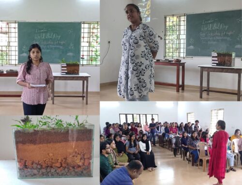 On December 5, the Department of Biotechnology observed World Soil Day and held an awareness campaign.