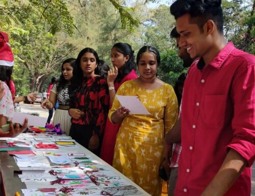 ‘Srishti‘ The Craft club of Department of Biotechnology organized a ‘Christmas Fair – Sale of Hand made crafts’