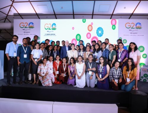 CMS Students at the G20 Summit in Kumarakom