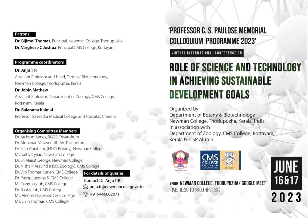 ROLE OF SCIENCE AND TECHNOLOGY IN ACHIEVING SUSTAINABLE DEVELOPMENT ...