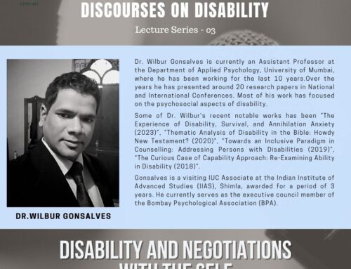 LECTURE SERIES -3: DISCOURSES ON DISABILITY