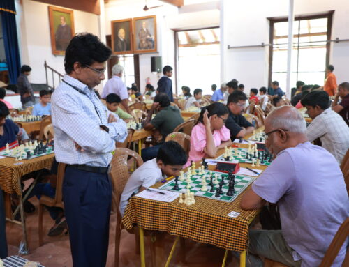 In collaboration with the Kottayam Chess Academy, the FIDE International Chess Tournament was held.
