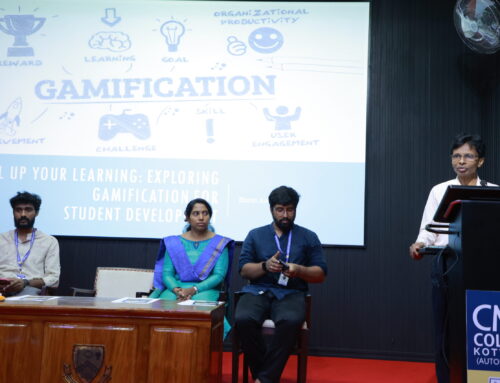 The Department of Communicative English organized a talk on Gamification