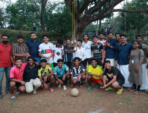 CMS College Union and Physical Education department organized an Interdepartmental Football Competition