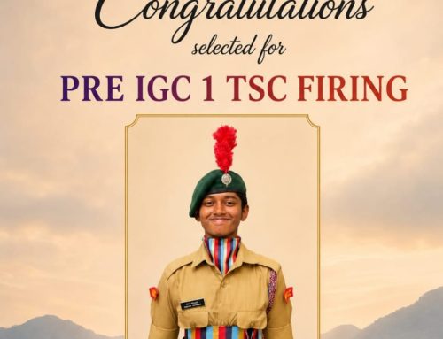 Selected for PRE IGC 1 TSC FIRING