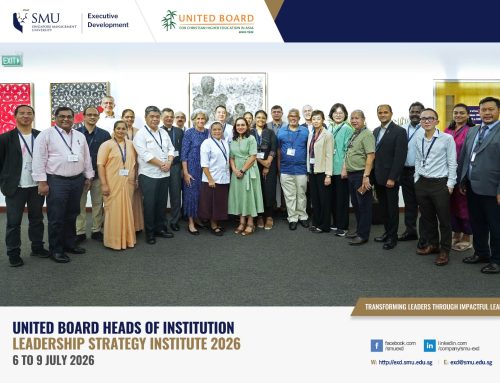 Principal, Dr Anju Sosan George represented the college at United Board Heads of Institution Leadership Strategy Institute at Singapore Management University.